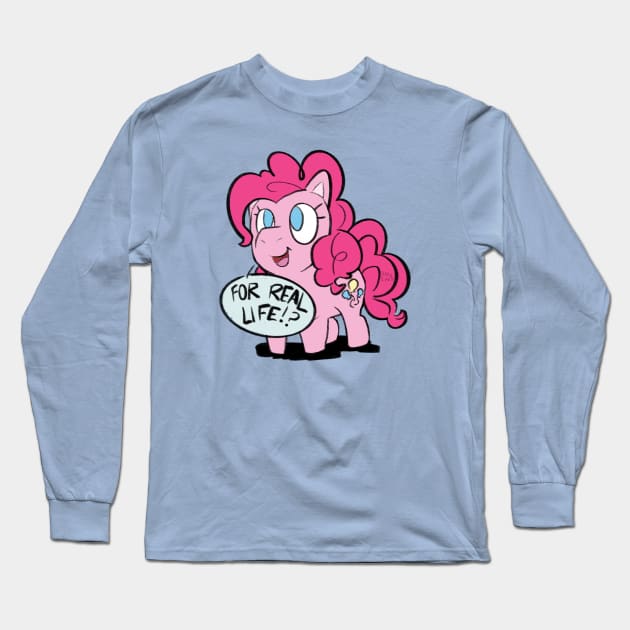 For real life!? Long Sleeve T-Shirt by AmyNewBlue